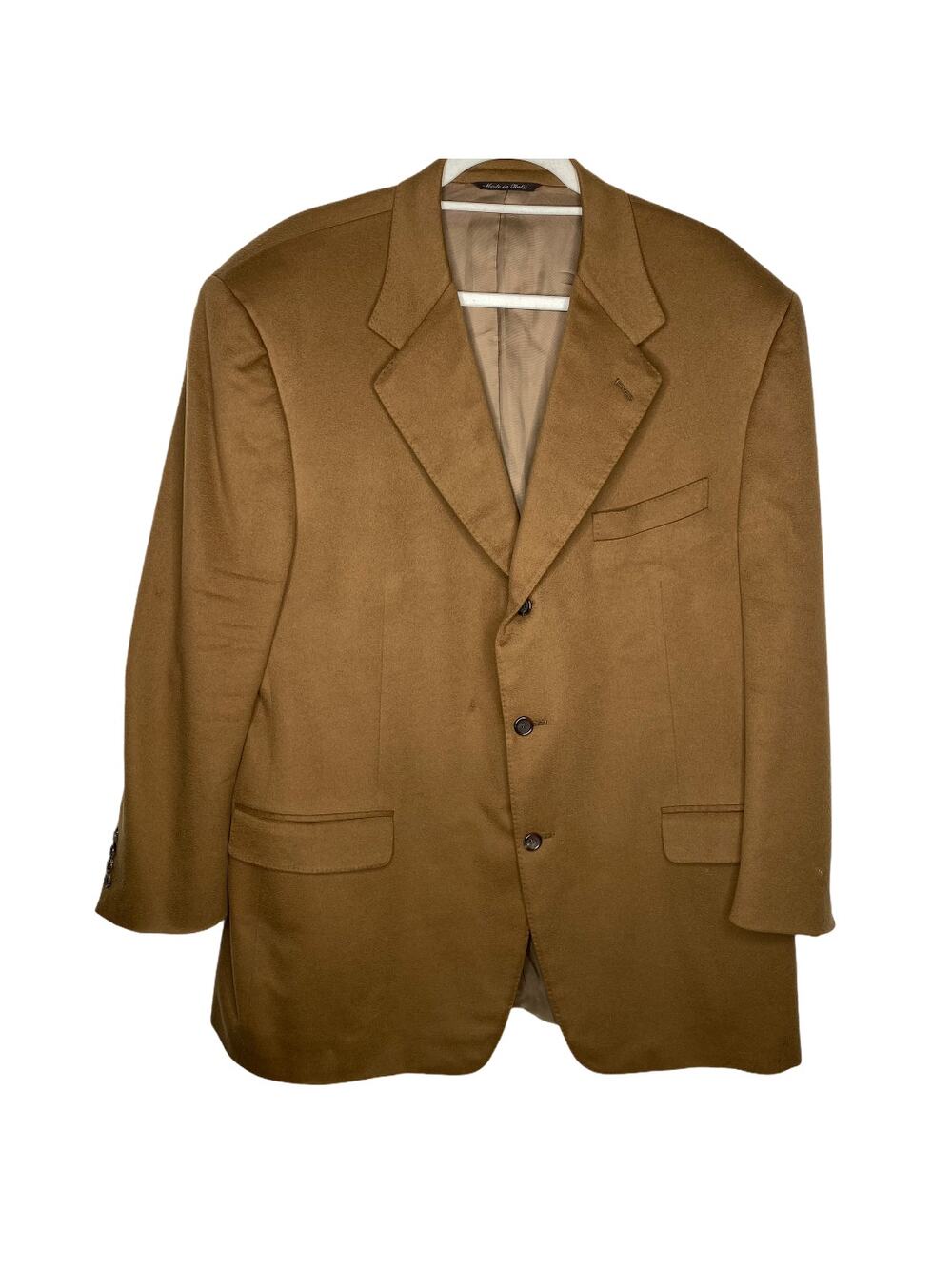Marsh's Canali 100% Cashmere Winter Brown Blazer Sports Jacket 48 R